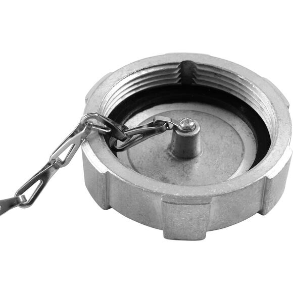 Aluminum Diesel Fuel Cap 2 1/4" for International Ford GMC Trucks No-Lock TINWID - Picture 7 of 9